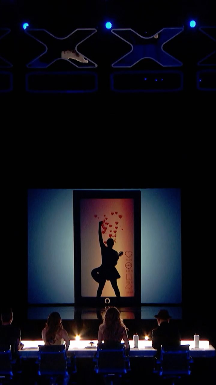 When shadow meets art ⭐ #agt